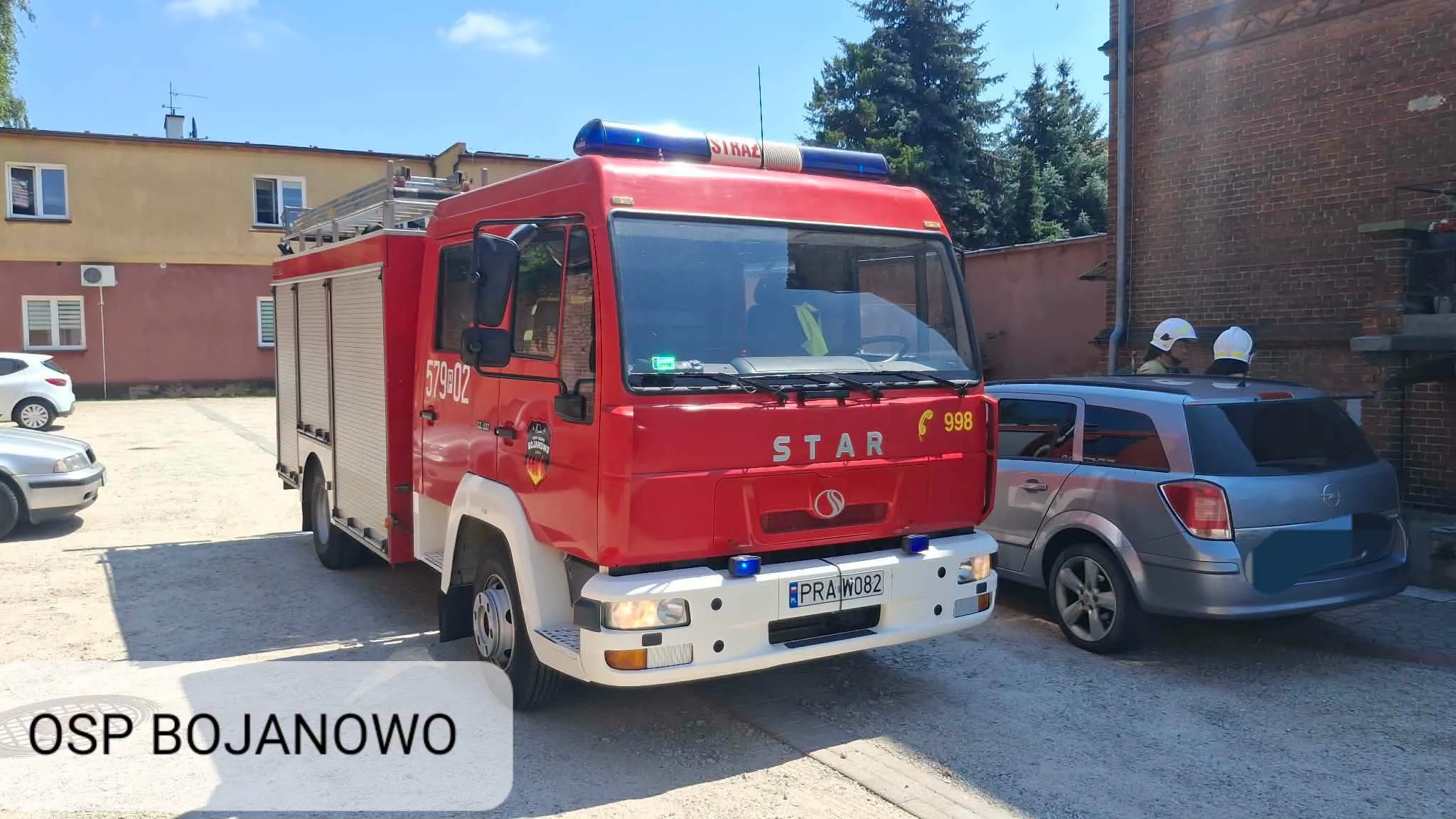 Alarm pożarowy w pensjonacie dla seniorów w Bojanowie